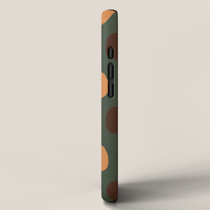 Hand drawn pastel dots pattern iPhone Case Gallery Image 2