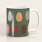 Hand drawn pastel dots pattern Coffee Mug Gallery Image 1