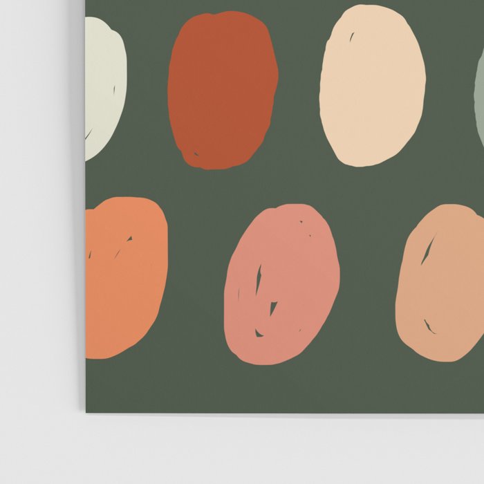 Hand drawn pastel dots pattern Poster Gallery Image 3
