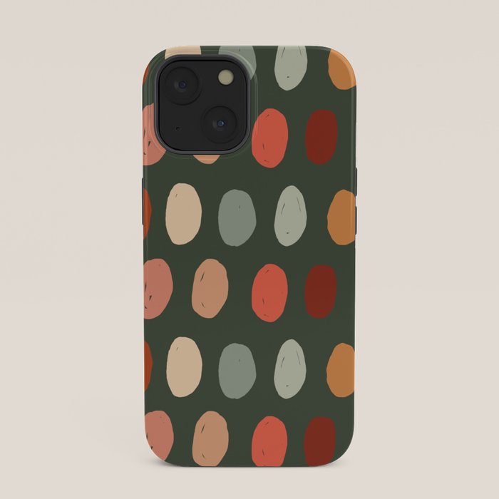 Hand drawn pastel dots pattern iPhone Case Gallery Image 33