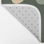 Hand drawn pastel dots pattern Bath Mat Gallery Image 2