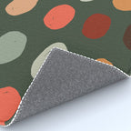 Hand drawn pastel dots pattern Rug Gallery Image 4
