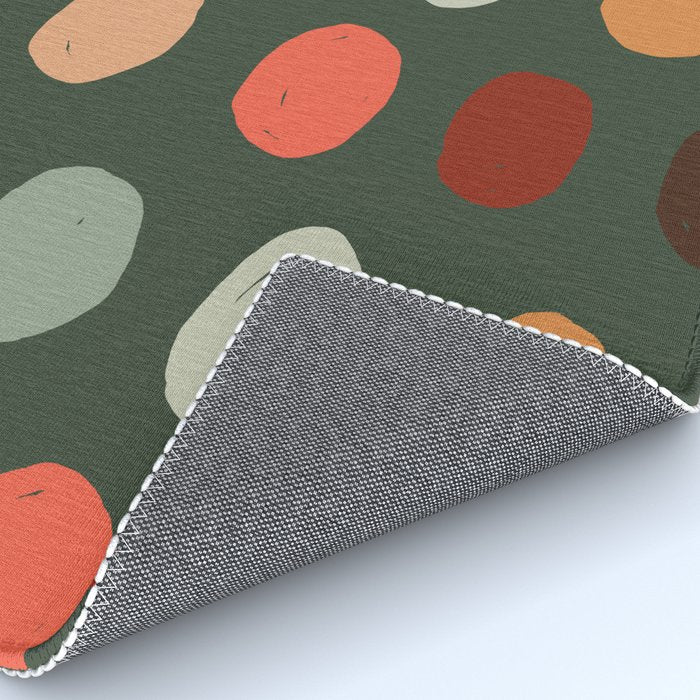 Hand drawn pastel dots pattern Rug Gallery Image 4