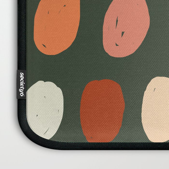 Hand drawn pastel dots pattern Laptop Sleeve Gallery Image 3