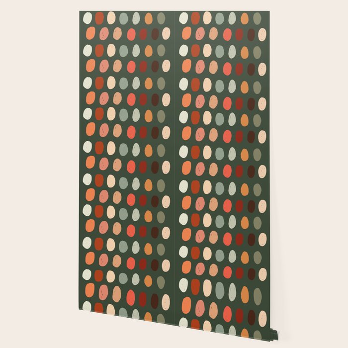 Hand drawn pastel dots pattern Wallpaper Gallery Image 2