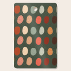 Hand drawn pastel dots pattern Cutting Board Gallery Image 1