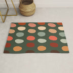 Hand drawn pastel dots pattern Rug Gallery Image 1