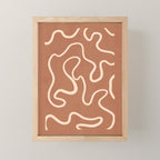 Abstract line art 245 Mini Art Print Gallery Image 1