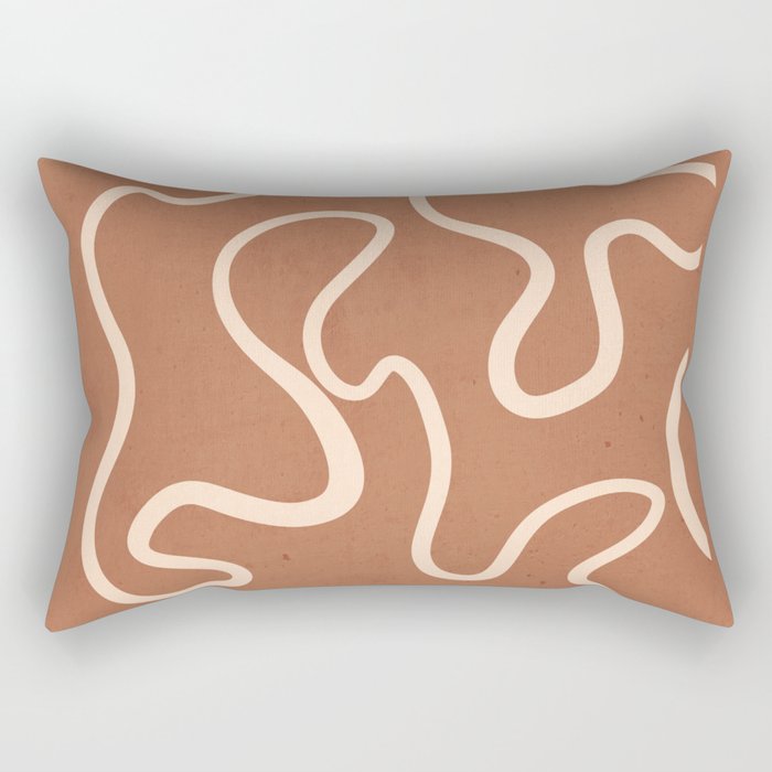 Abstract line art 245 Rectangular Pillow Gallery Image 2
