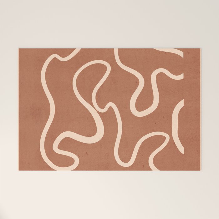 Abstract line art 245 Welcome Mat Gallery Image 1