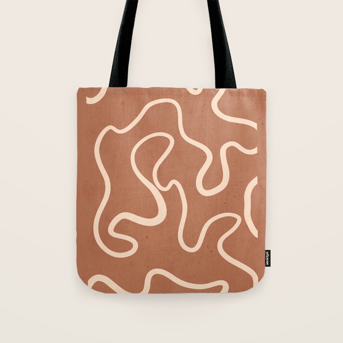 Abstract line art 245 Tote Bag Gallery Image 1