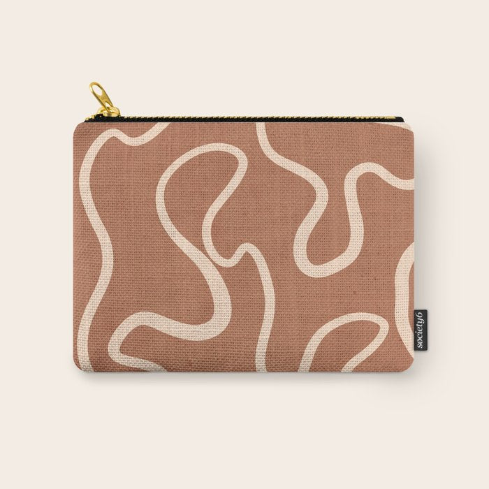 Abstract line art 245 Carry All Pouch Gallery Image 1