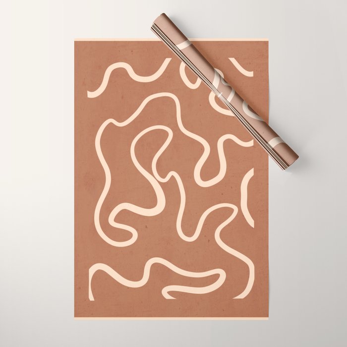 Abstract line art 245 Wrapping Paper Gallery Image 1