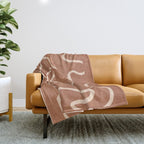 Abstract line art 245 Throw Blanket Gallery Image 1
