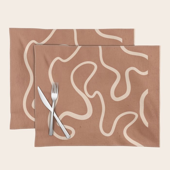 Abstract line art 245 Placemat Gallery Image 1