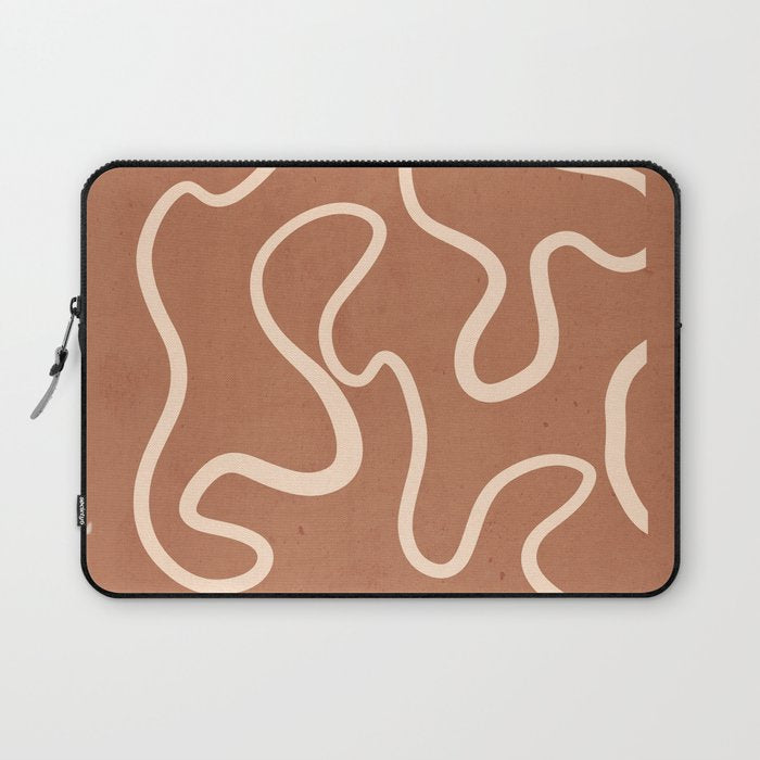 Abstract line art 245 Laptop Sleeve Gallery Image 1