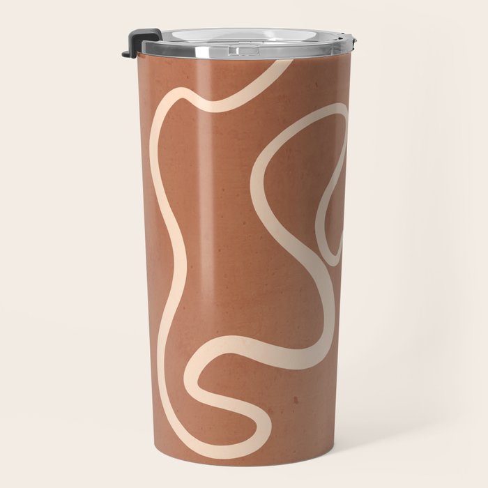 Abstract line art 245 Travel Mug Gallery Image 3