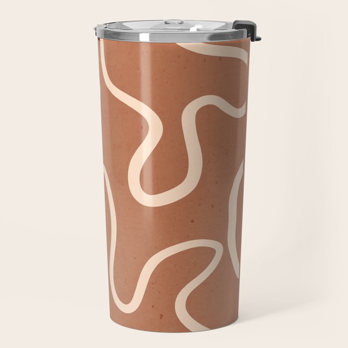 Abstract line art 245 Travel Mug Gallery Image 2