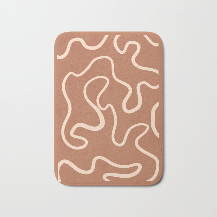 Abstract line art 245 Bath Mat Gallery Image 1