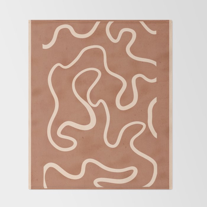 Abstract line art 245 Throw Blanket Gallery Image 2