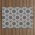 Persian Mosaic - Black Palette Outdoor Rug Gallery Image 1