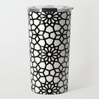 Persian Mosaic - Black Palette Travel Mug Gallery Image 1