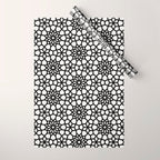 Persian Mosaic - Black Palette Wrapping Paper Gallery Image 1