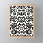 Persian Mosaic - Black Palette Mini Art Print Gallery Image 1