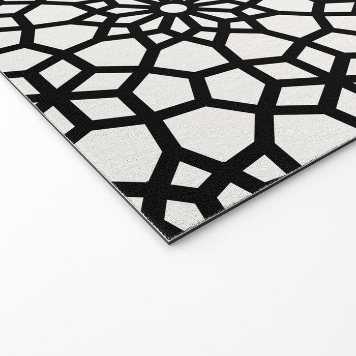 Persian Mosaic - Black Palette Welcome Mat Gallery Image 2