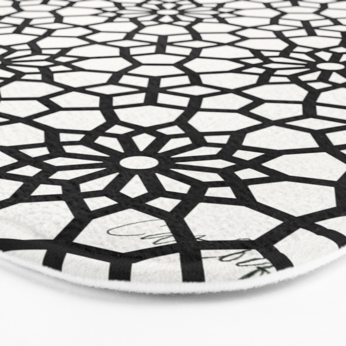 Persian Mosaic - Black Palette Bath Mat Gallery Image 3