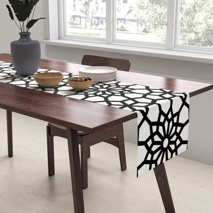 Persian Mosaic - Black Palette Table Runner Gallery Image 2