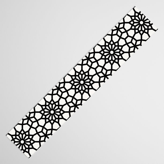 Persian Mosaic - Black Palette Table Runner Gallery Image 3