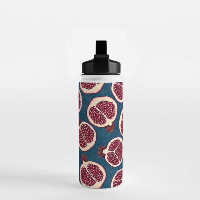 Pomegranate slices  Water Bottle Gallery Image 2