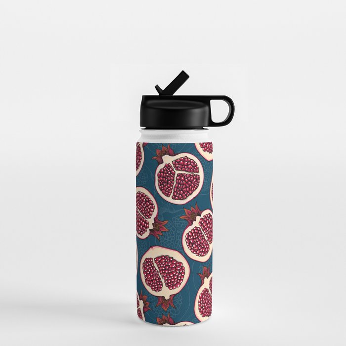 Pomegranate slices  Water Bottle Gallery Image 1