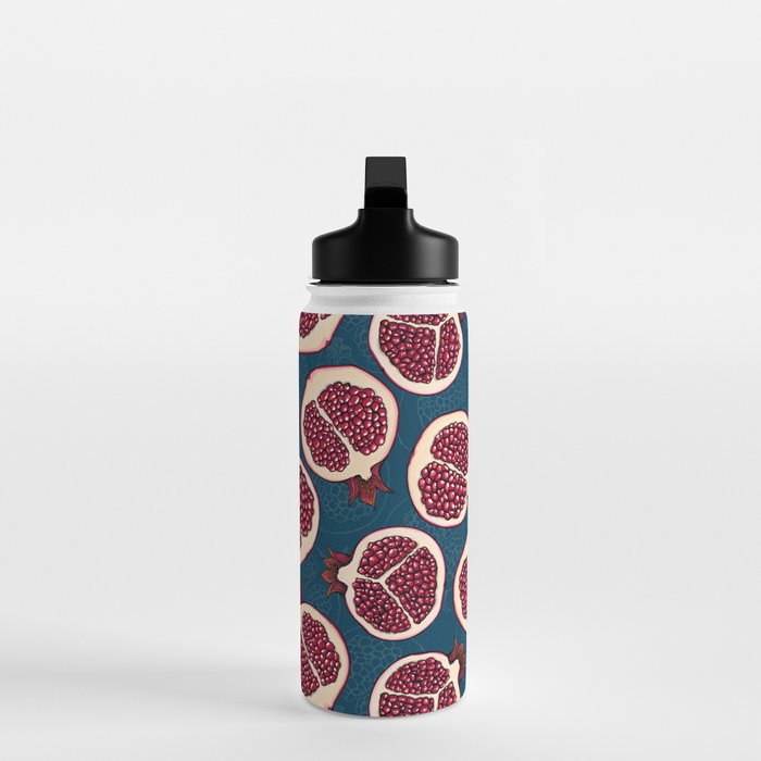 Pomegranate slices  Water Bottle Gallery Image 3