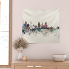 baltimore maryland skyline Wall Tapestry Gallery Image 2