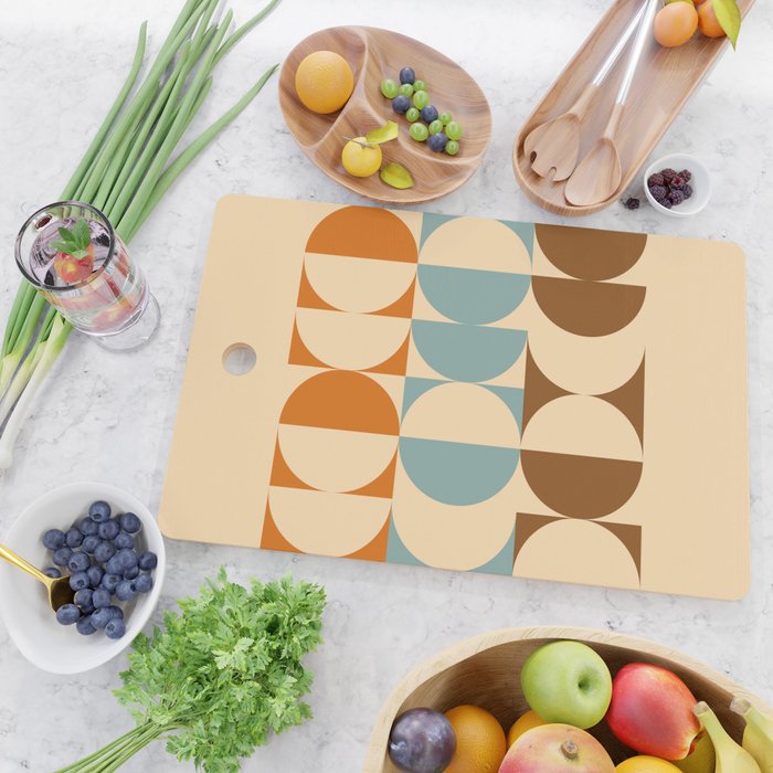 Vintage Geometric 04A Cutting Board Gallery Image 2