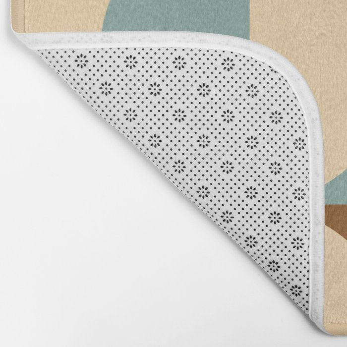 Vintage Geometric 04A Bath Mat Gallery Image 2