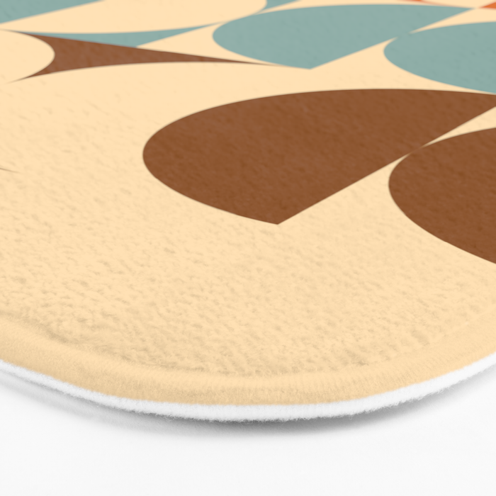 Vintage Geometric 04A Bath Mat Gallery Image 3
