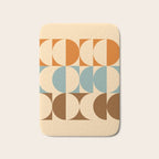 Vintage Geometric 04A Bath Mat Gallery Image 1