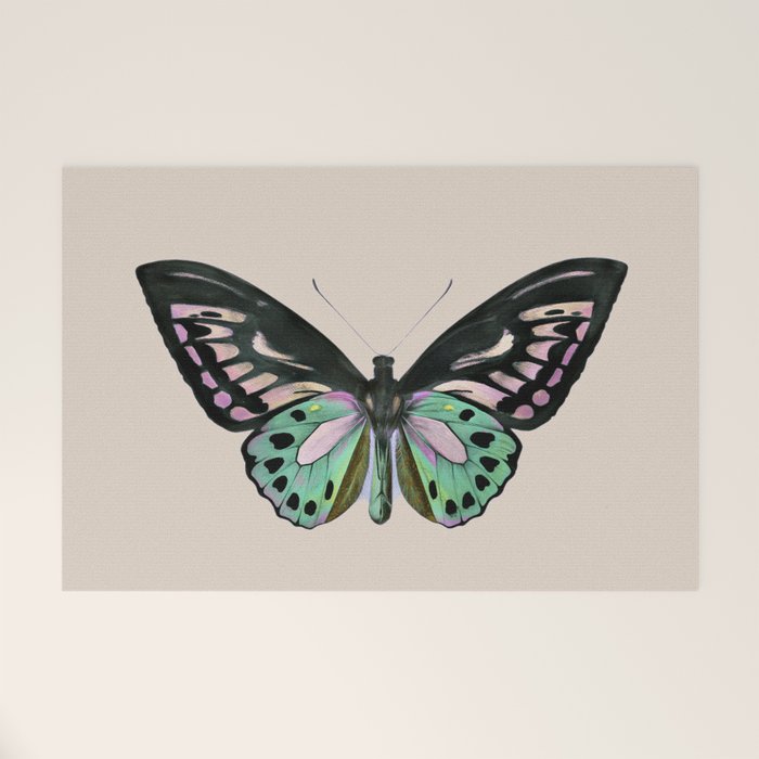 Funky Butterfly Welcome Mat Gallery Image 1