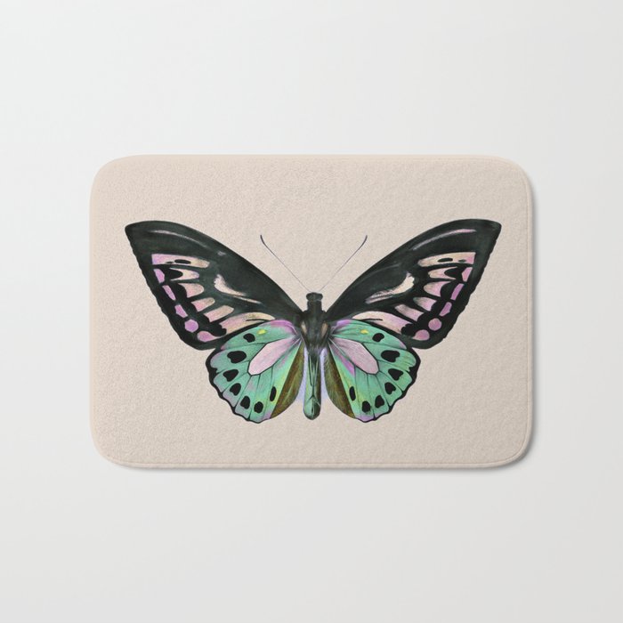 Funky Butterfly Bath Mat Gallery Image 1