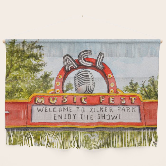 ACL Music Fest Sign Wall Hanging Gallery Image 1