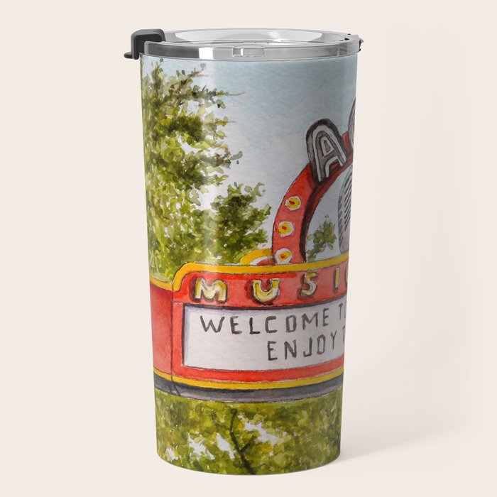 ACL Music Fest Sign Travel Mug Gallery Image 3