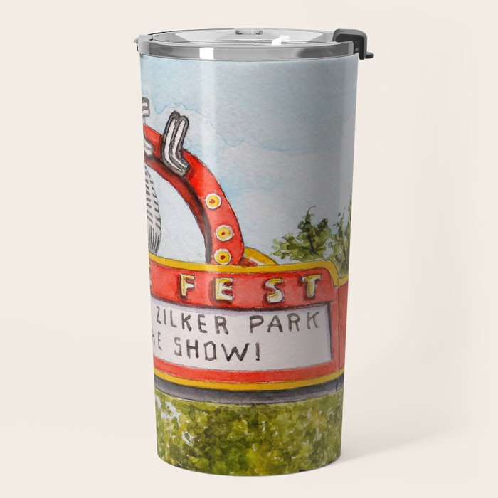 ACL Music Fest Sign Travel Mug Gallery Image 2