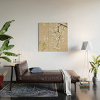 Ume flower painting,korean painting. chinoiserie. Wood Wall Art Gallery Image 2