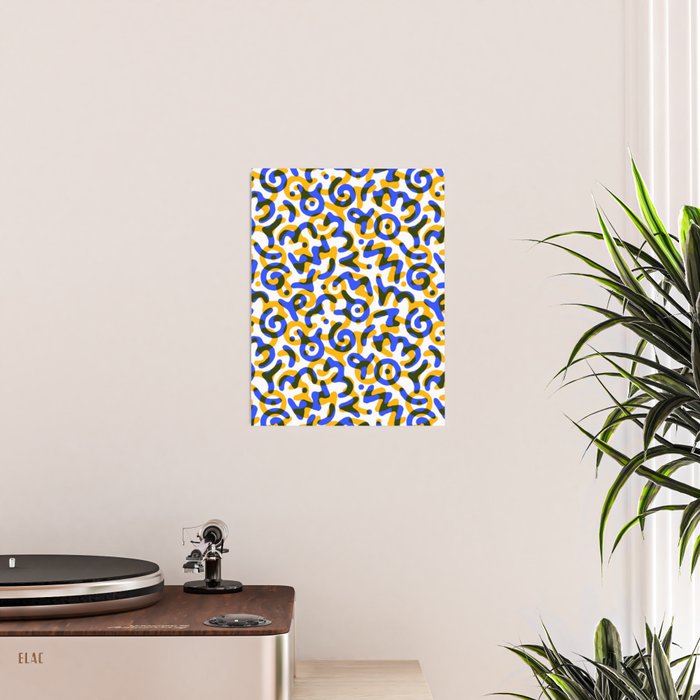 Abstract colorful doodle art pattern Poster Gallery Image 2