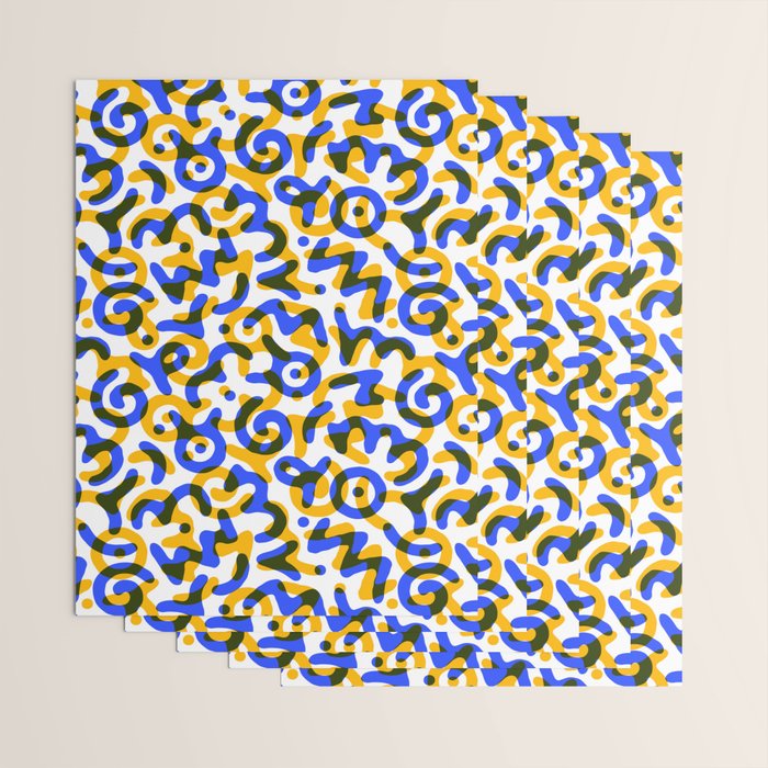 Abstract colorful doodle art pattern Wrapping Paper Gallery Image 3