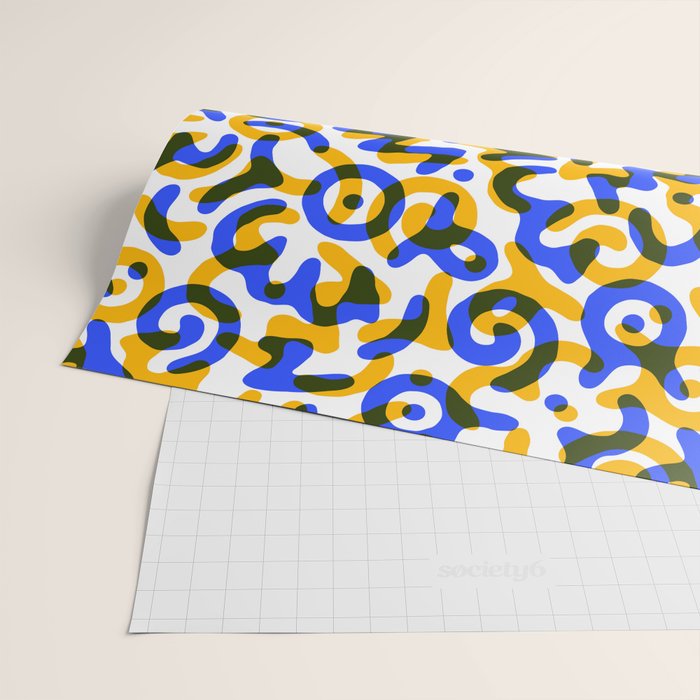 Abstract colorful doodle art pattern Wrapping Paper Gallery Image 2