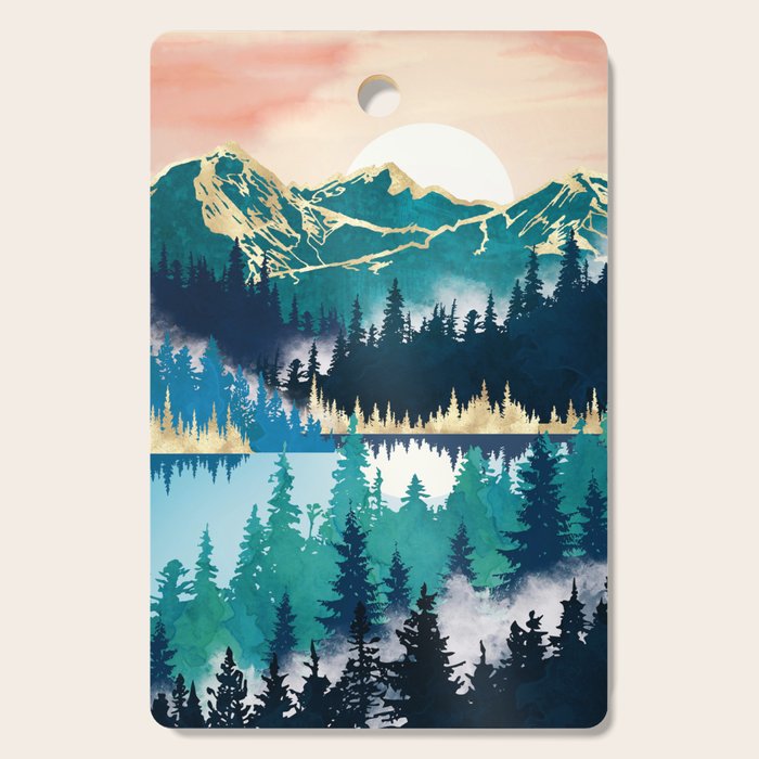Lake Mist Cutting Board Gallery Image 1